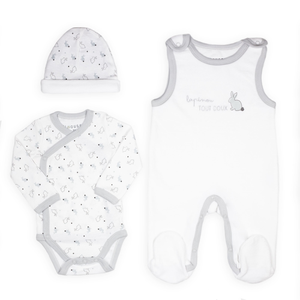 Ensemble naissance mixte - Lapinou Trois Kilos Sept - 3