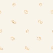 Drap housse écru avec des motifs feuilles