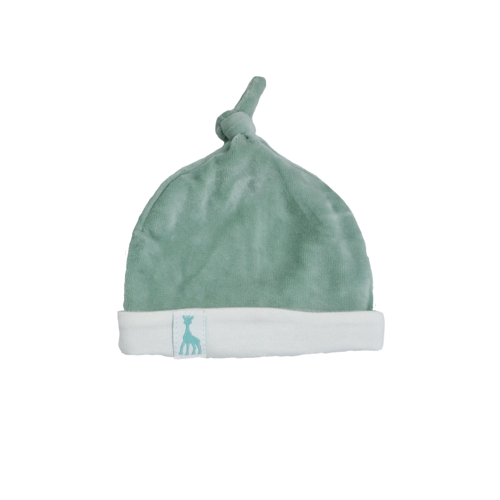 Gorro de nacimiento color oliva