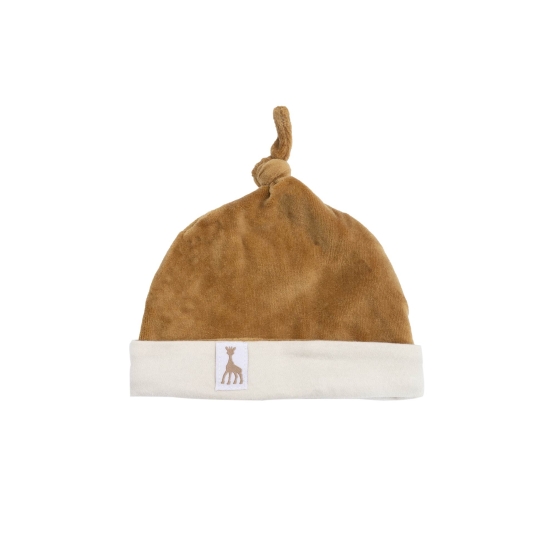Berretto bambino color cammello