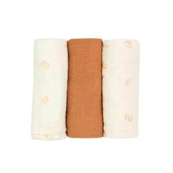 Pack van 3 hydrofiele doeken 70*70cm - Diplododo Trois Kilos Sept - 1