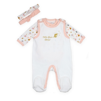 Newborn girl set - Little flower - 4 pieces Trois Kilos Sept - 1