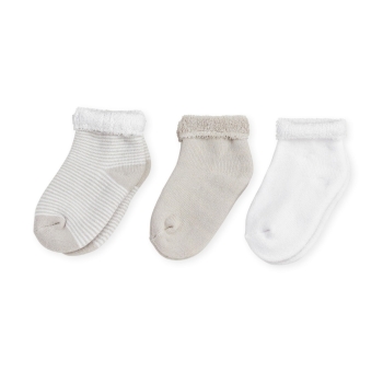 3er-Set Socken beige Trois Kilos Sept - 1