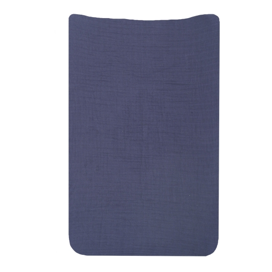 Aankleedkussenhoes - Langes Donkerblauw Trois Kilos Sept - 1