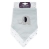 Lot de 2 bavoirs bandanas éléphants