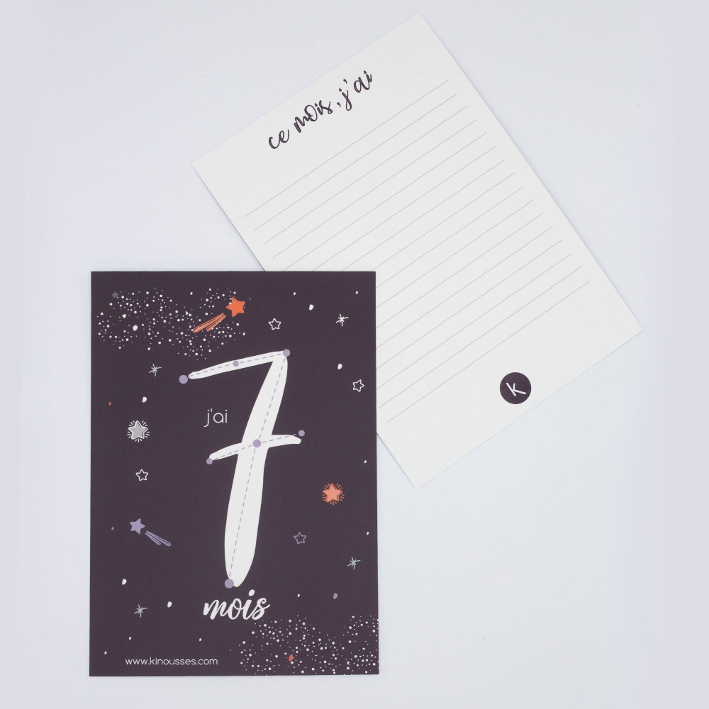 Milestone cards - "My First Year" - 2