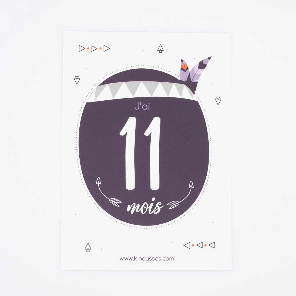 Milestone cards - "My First Year" - 5