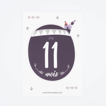 Tarjetas de etapas - u00ABMi primer Añou00BB - 5