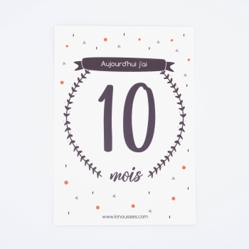 Cards tappe - "Il mio primo anno"  - 6