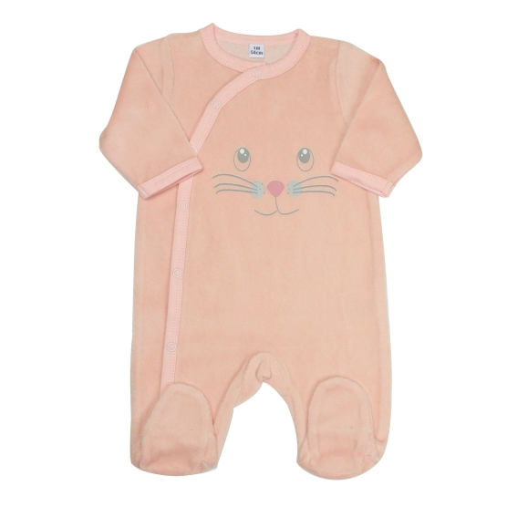 Neugeborenen-Pyjama für Mädchen - Kätzchen