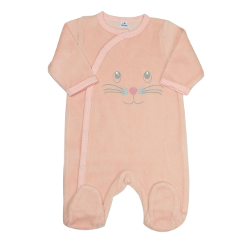 Neugeborenen-Pyjama für Mädchen - Kätzchen