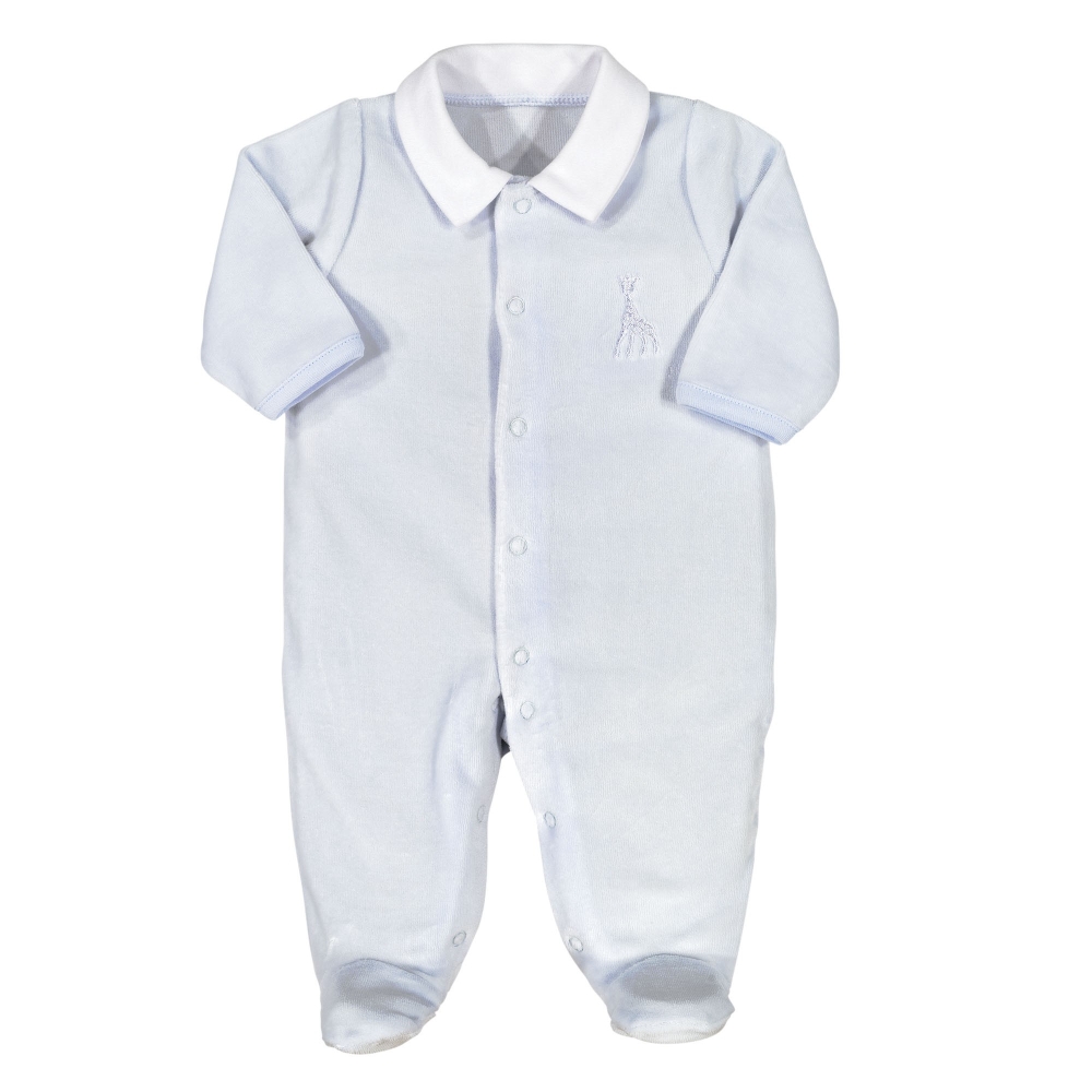 weicher blauer Pyjama