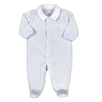zachte blauwe pyjama