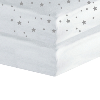 Set of 2 fitted sheets for cradle Trois Kilos Sept - 2