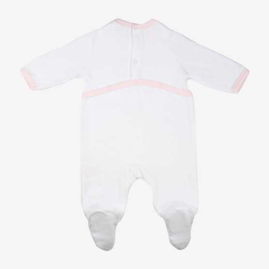 Baby pajamas with heart and message