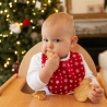 Rode kerstslabbetje