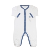 pyjama naissance avec fleur sur la poitrine