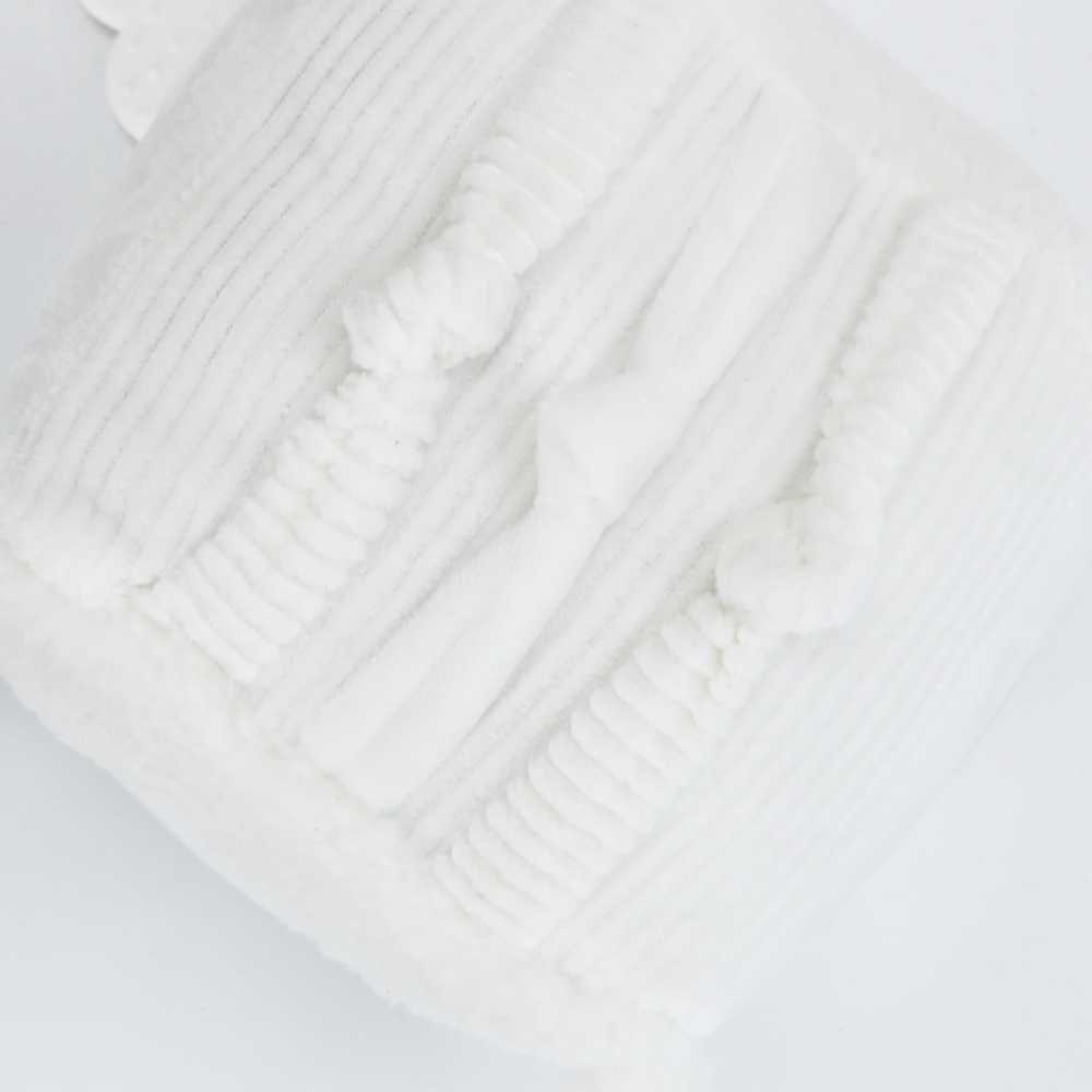 zoom sul materiale dei cordoncini del cubo attività Wooly