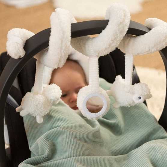 White baby activity spiral