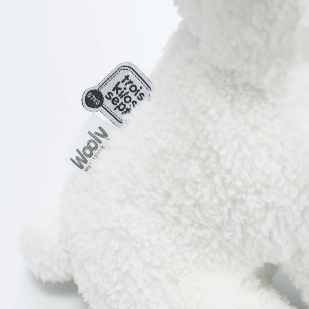 peluche con le sue etichette