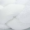 Zoom on decorative braid material in ecru