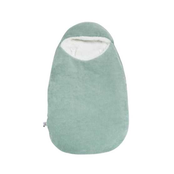 Baby-Pucksack salbeigrün von vorne