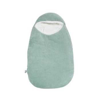 Sage green baby nest front view