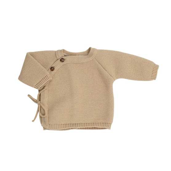 Babyjacke in karamellfarben