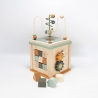 Cubo di attività per bambini in legno