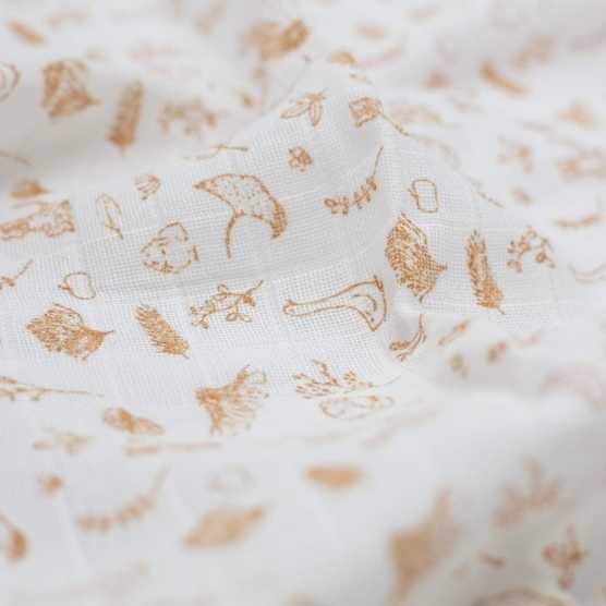 3 cotton muslin cloths...