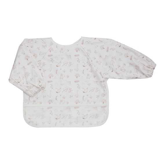 long-sleeved bib apron