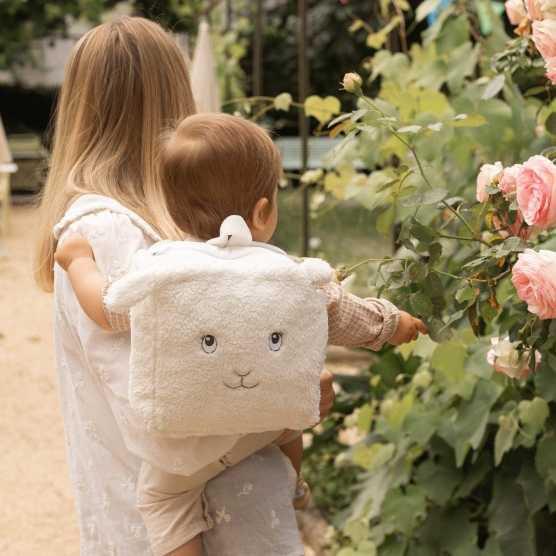 zaino bambino testa di pecora