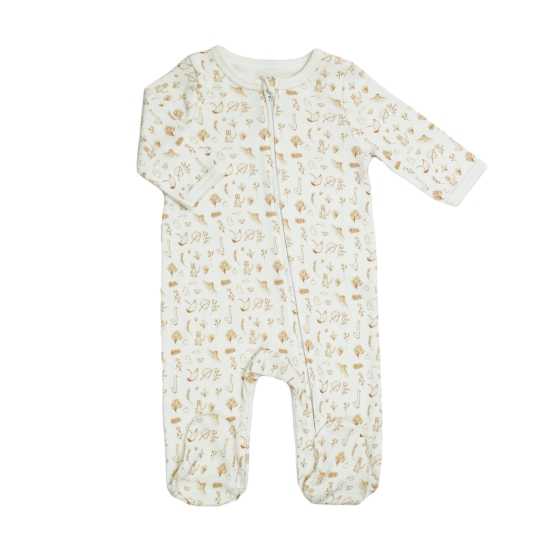 beige newborn pajamas