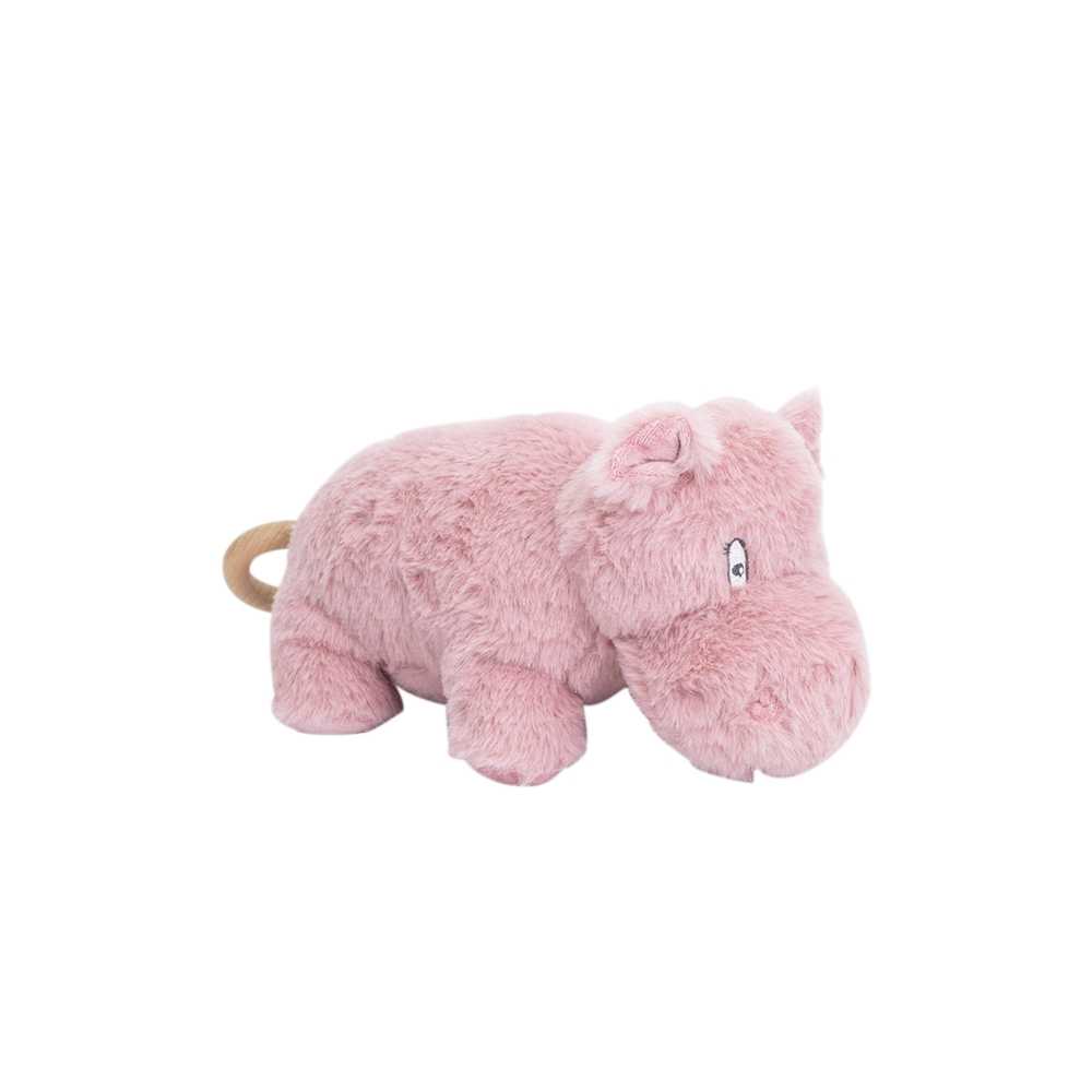 Roze nijlpaard muzikale knuffel