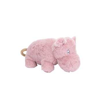 Roze nijlpaard muzikale knuffel