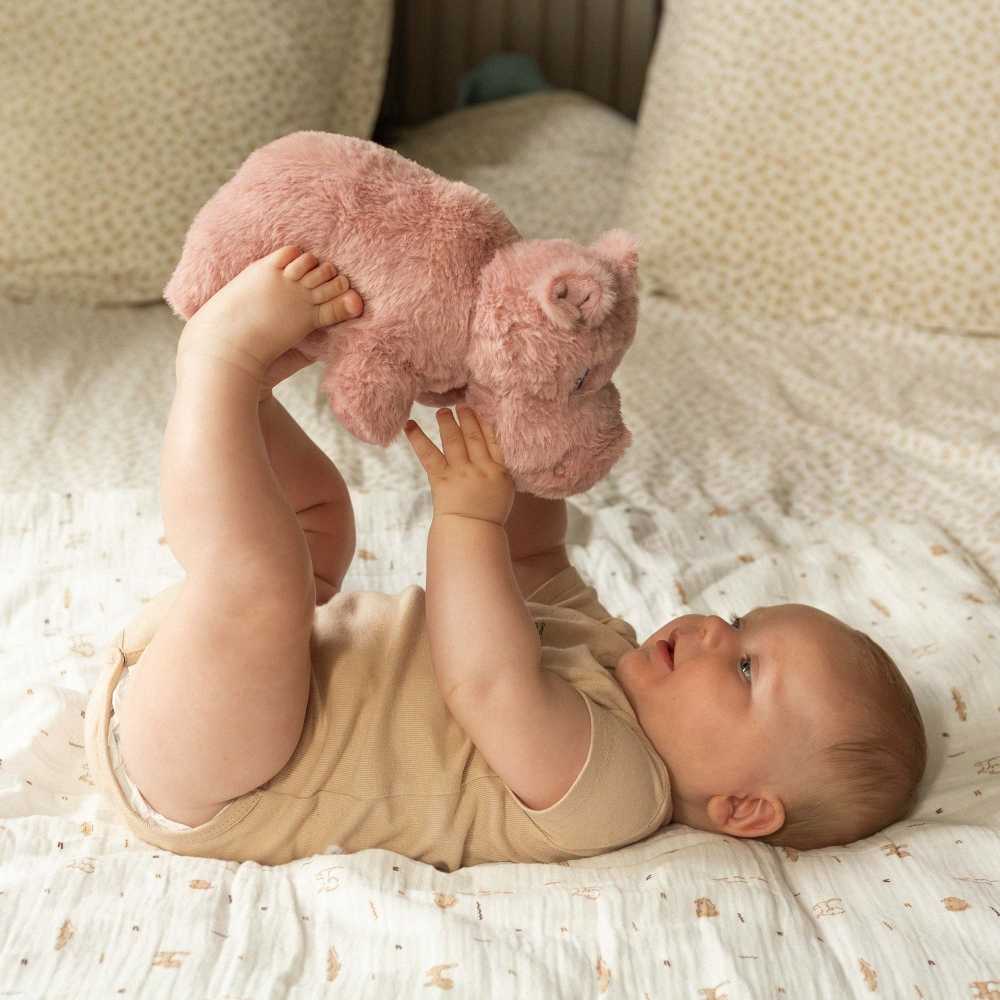 muzikale knuffel met baby