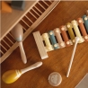 Set von Holzmusikinstrumenten für Babys