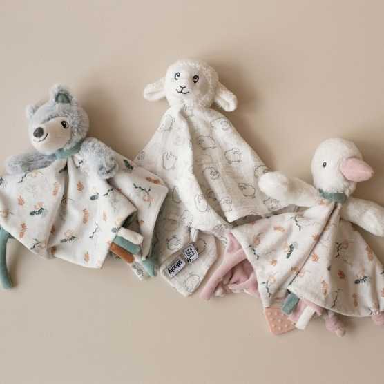 Doudou fazzoletto - lupo