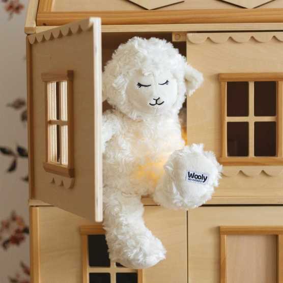 peluche veilleuse musicale blanche
