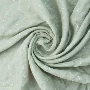 lange bébé vert avec motif blanc