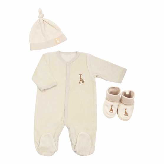 3-piece Sophie the Giraffe set in cream color