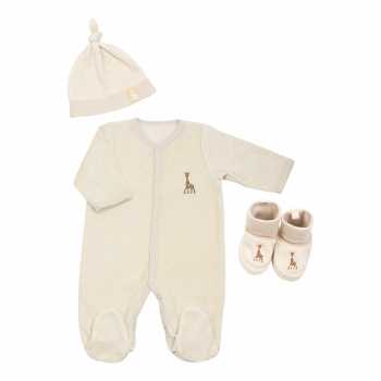 3-piece Sophie the Giraffe set in cream color