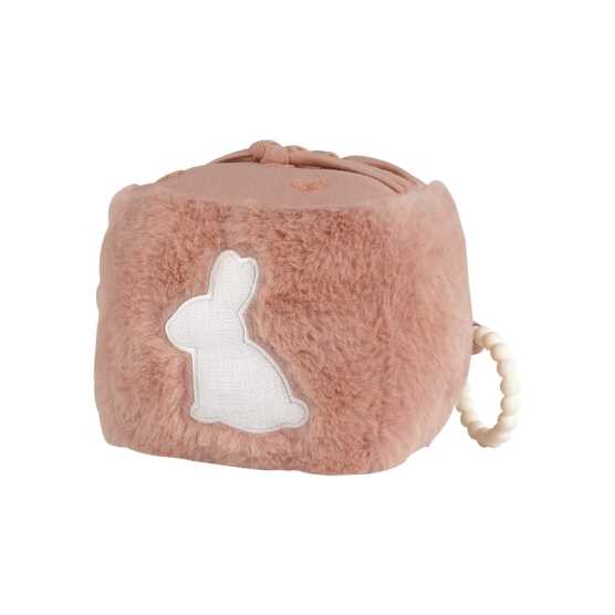 cube d'éveil bébé terre de sienne