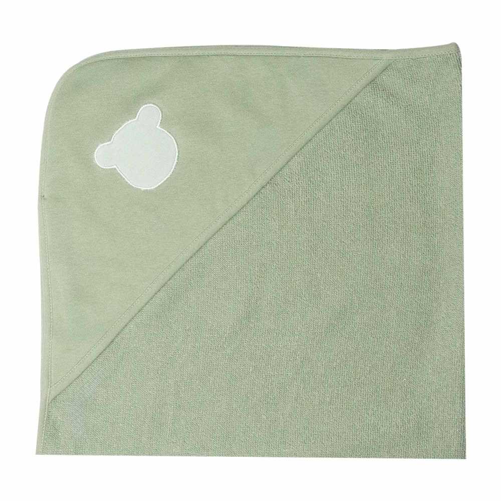 accappatoio per bambino verde oliva