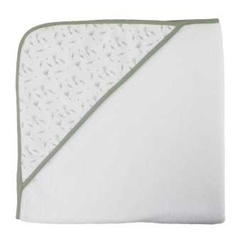 Witte badcape