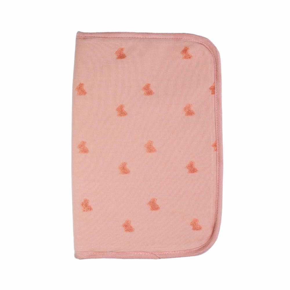 baby health record book cover in sienna color