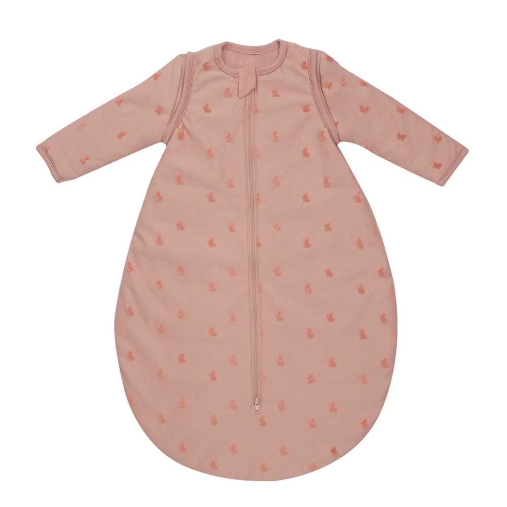 babyslaapzak met afneembare mouwen sienna kleur
