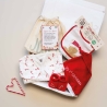 Coffret naissance avec la première tenue de noel de bébé