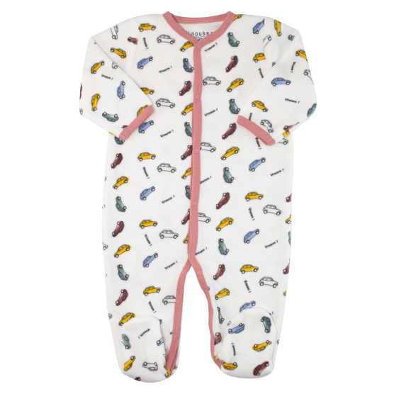 Babypyjama van fluweel -...