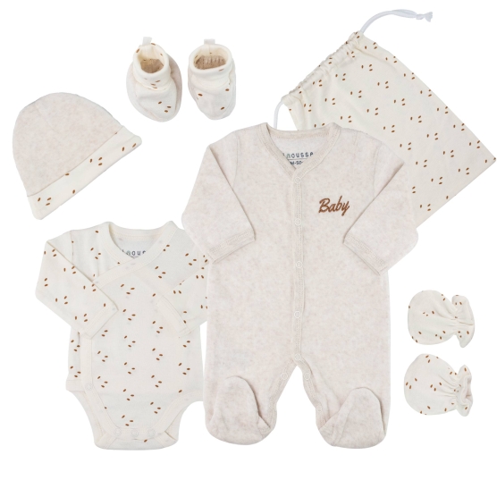 kit nascita 6 pezzi per bebè